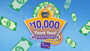 $10k sweepstakes content card